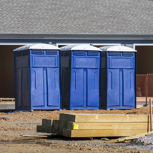 do you offer hand sanitizer dispensers inside the porta potties in Bankston